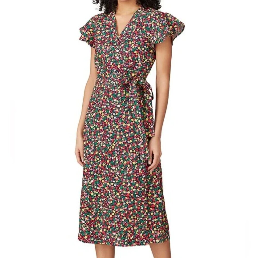Draper James Floral Wrap Dress